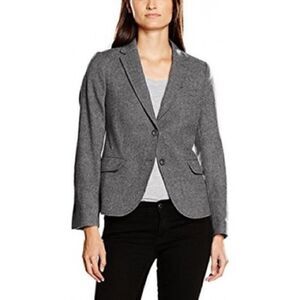 Max &Co Black & Grey Wool Tweed Suit Jacket